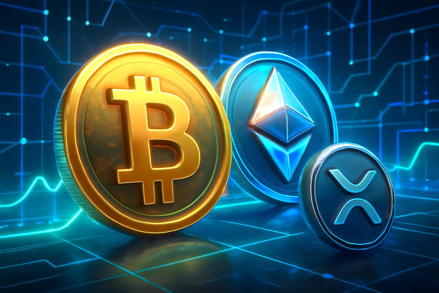 多头瞄准 $100K BTC、$3.5K ETH 和 $2.35 XRP