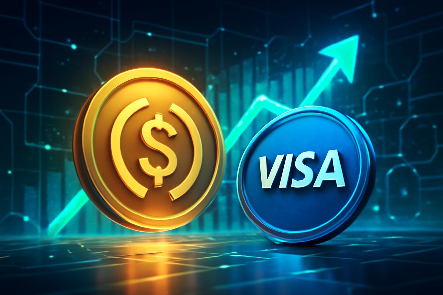 Visa 与 Aquanow 推动覆盖欧洲、中东及非洲的 USDC 稳定币跨境结算