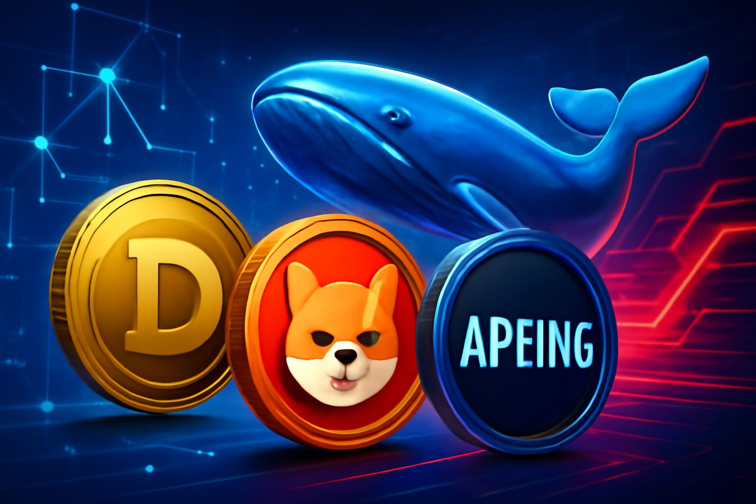 鲸鱼从狗狗币和柴犬币转向 Apeing 白名单