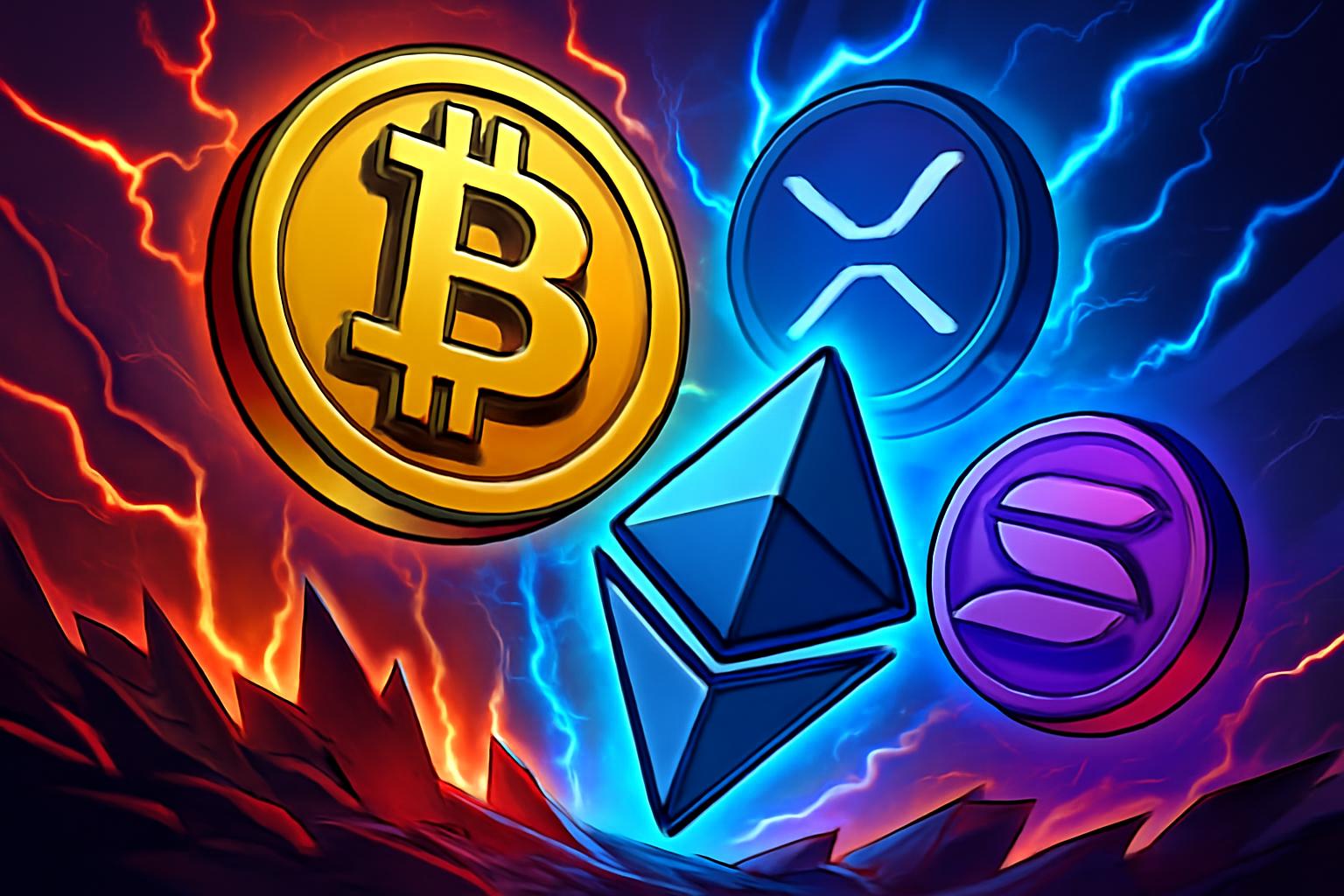 加密市场技术展望：BTC、ETH、SOL、XRP