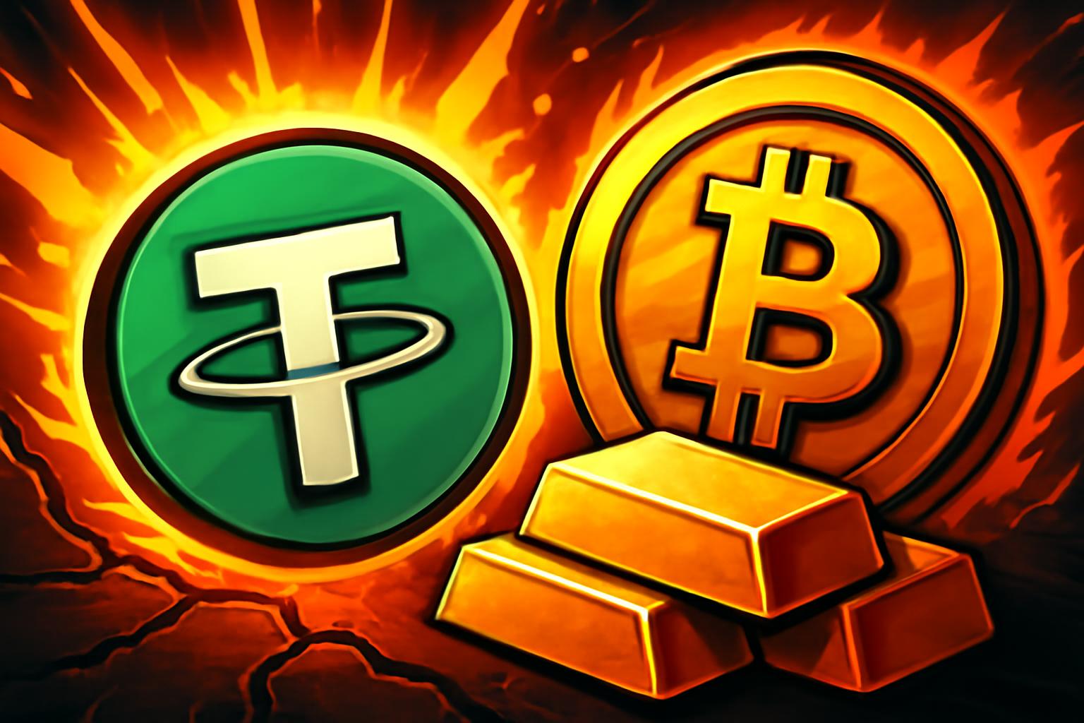 Tether 在美联储降息前大举押注比特币和黄金