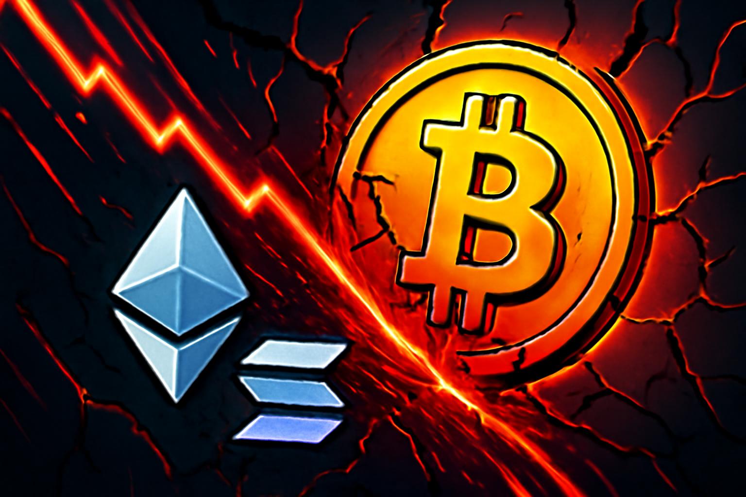 数字资产国债领衔加密市场抛售，比特币跌至 $84K