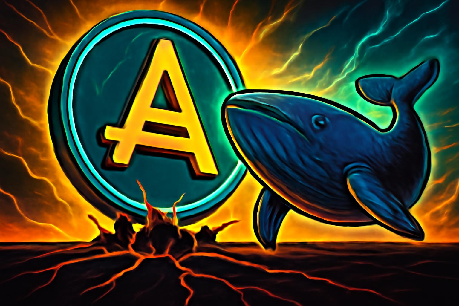 ADA鲸鱼累积信号可能引发趋势反转,价格在$0.40附近持稳