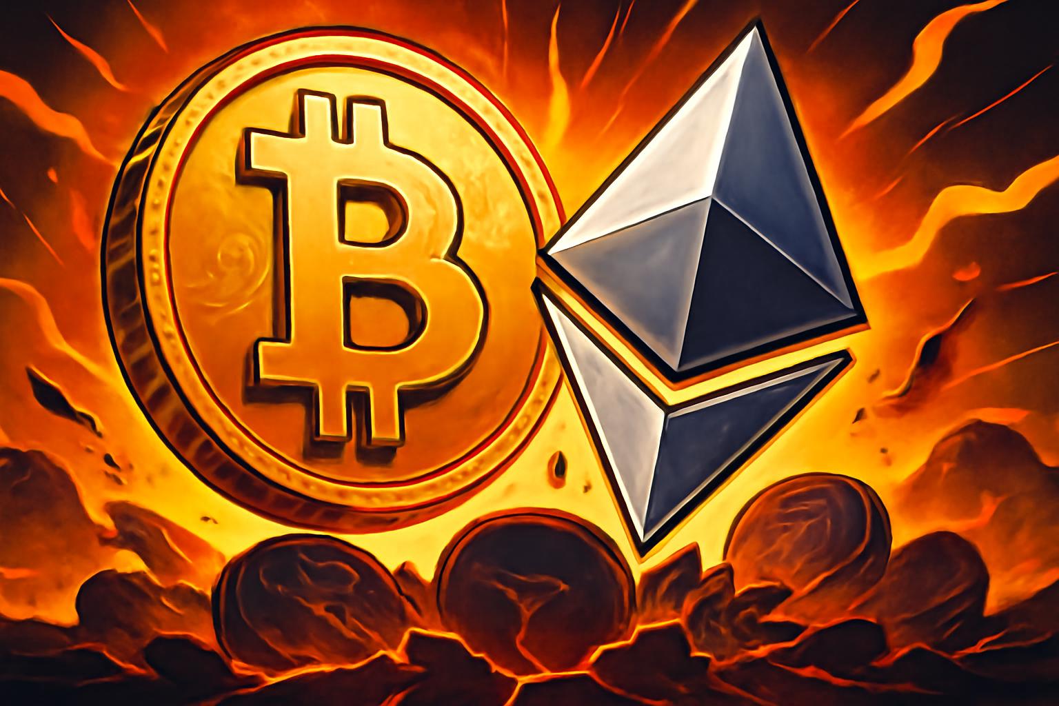 比特币与以太坊领衔加密市场,ETF 驱动机构需求