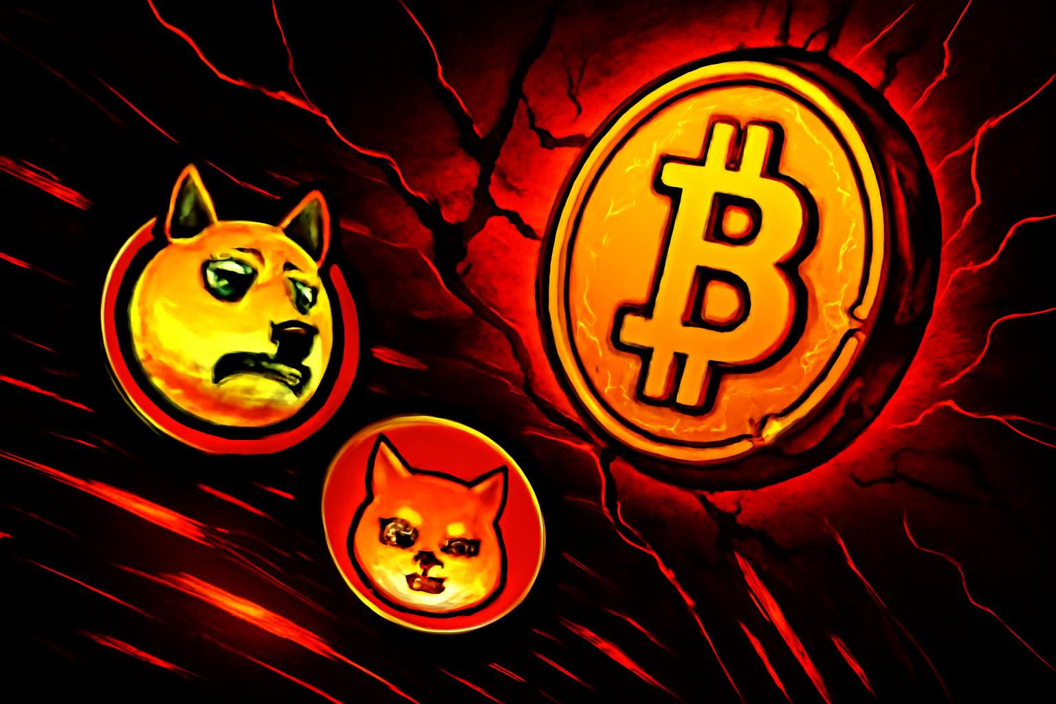 梗币在年末临近之际回撤,BTC缺乏方向感