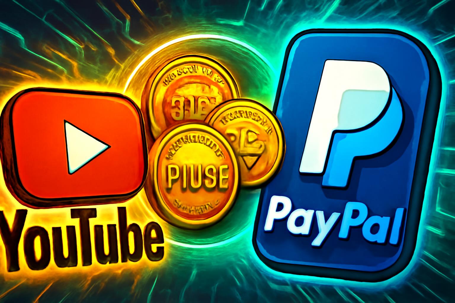 YouTube 使用 PayPal 的 PYUSD 稳定币向创作者支付