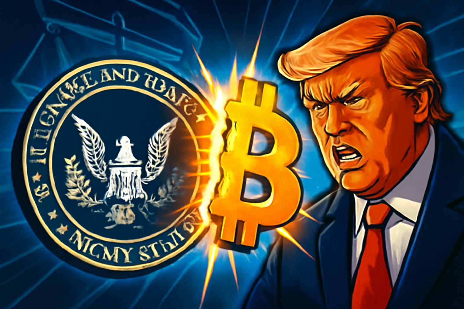 美国证券交易委员会暂停大多数加密货币诉讼，特朗普回归，纽约时报称