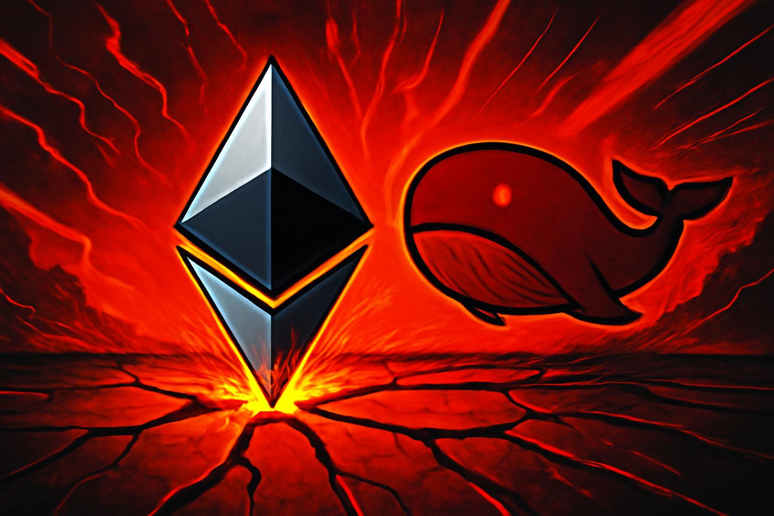 以太坊5%暴跌，由宏观担忧、大户活动和第一层网络竞争推动