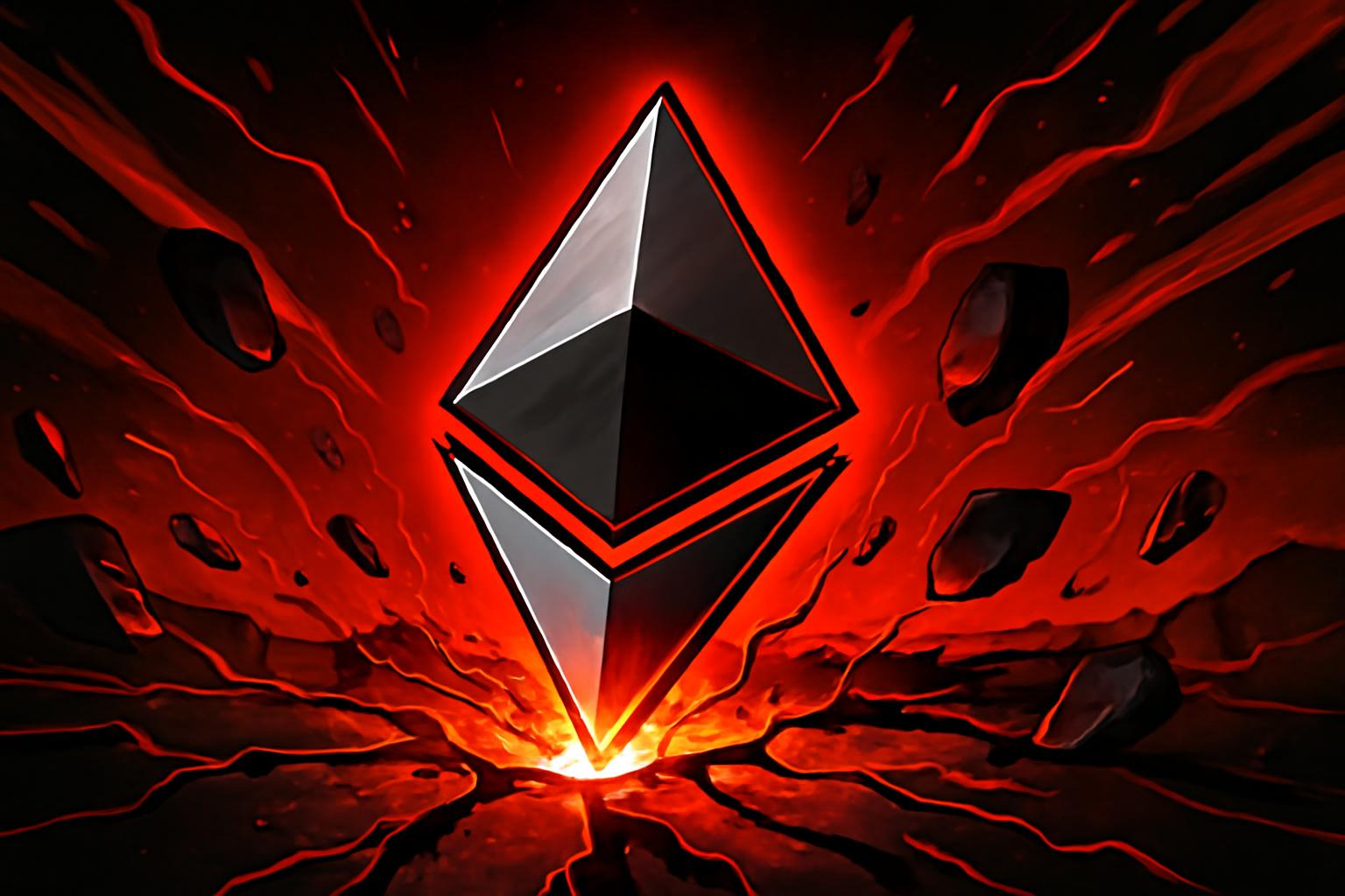 以太坊下跌4.45%至$2,945，随着广泛的加密货币抛售加深