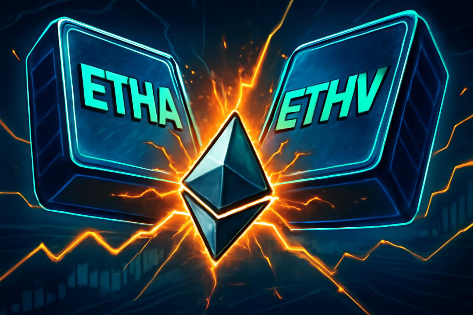 ETHA 与 ETHV: 规模与流动性驱动以太坊 ETF