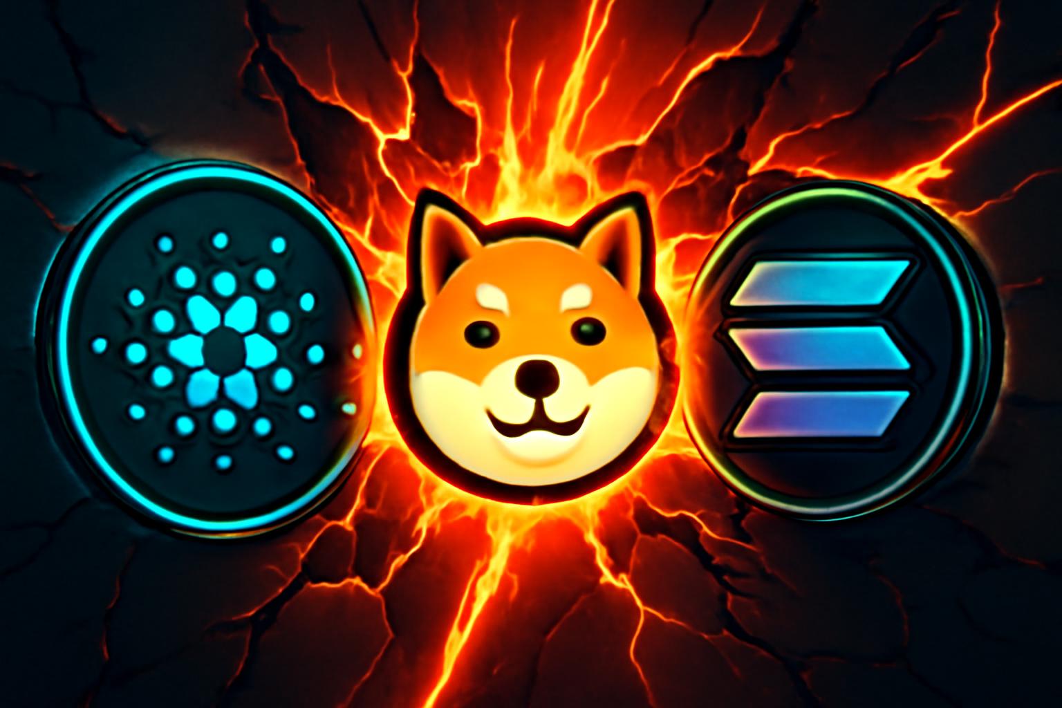 Solana 与 Cardano 在积极势头中上涨；Pippin 面临长期头寸风险