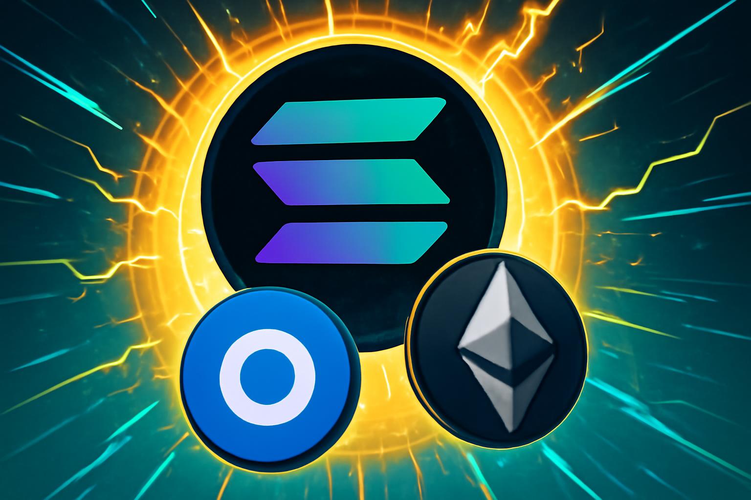 Solana 在 2025 年的关注度领先；Base 与 Ethereum 紧随其后