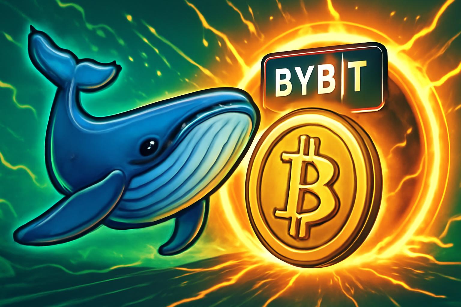鲸鱼从 Bybit 提现 600 BTC，持有约 $94.5 百万美元等值的 BTC