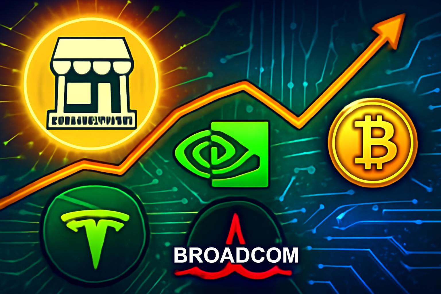 百货公司股票在五年内领先于英伟达、特斯拉、博通和比特币