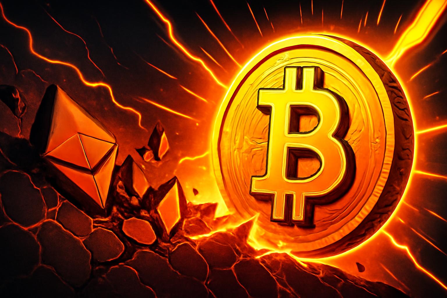 比特币在资金从山寨币转向比特币时表现更强势