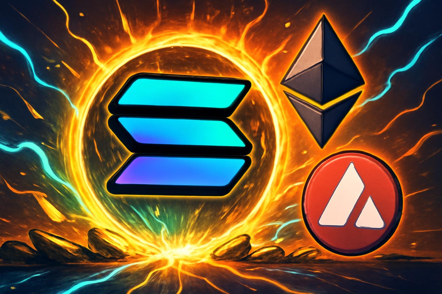 索拉纳领衔最干净的突破形态，ETH 与 AVAX 陷入盘整 — 4H 与日线分析