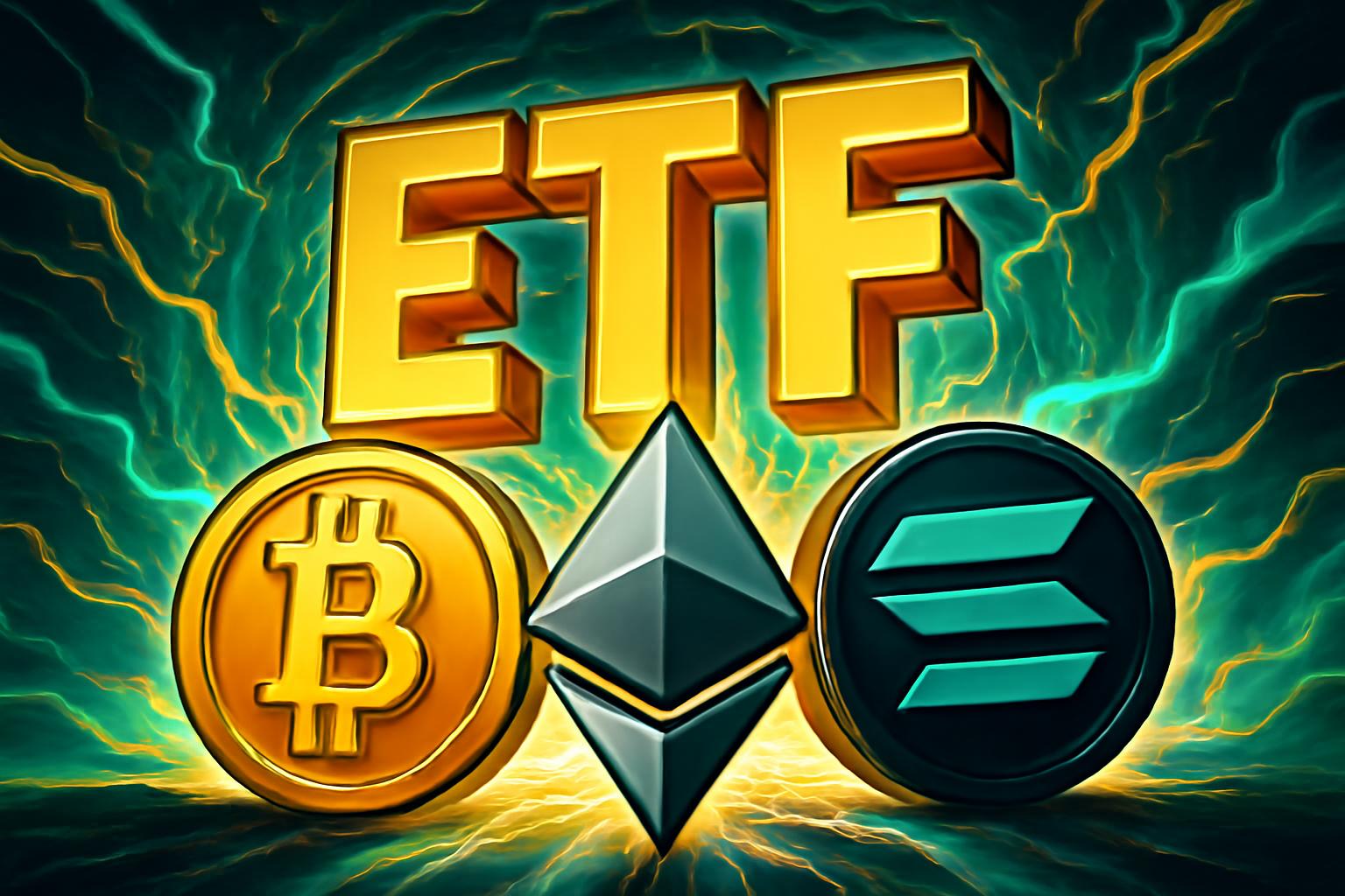 ETF 将在 2026 年消耗 BTC、ETH、SOL 供应量超过 100%