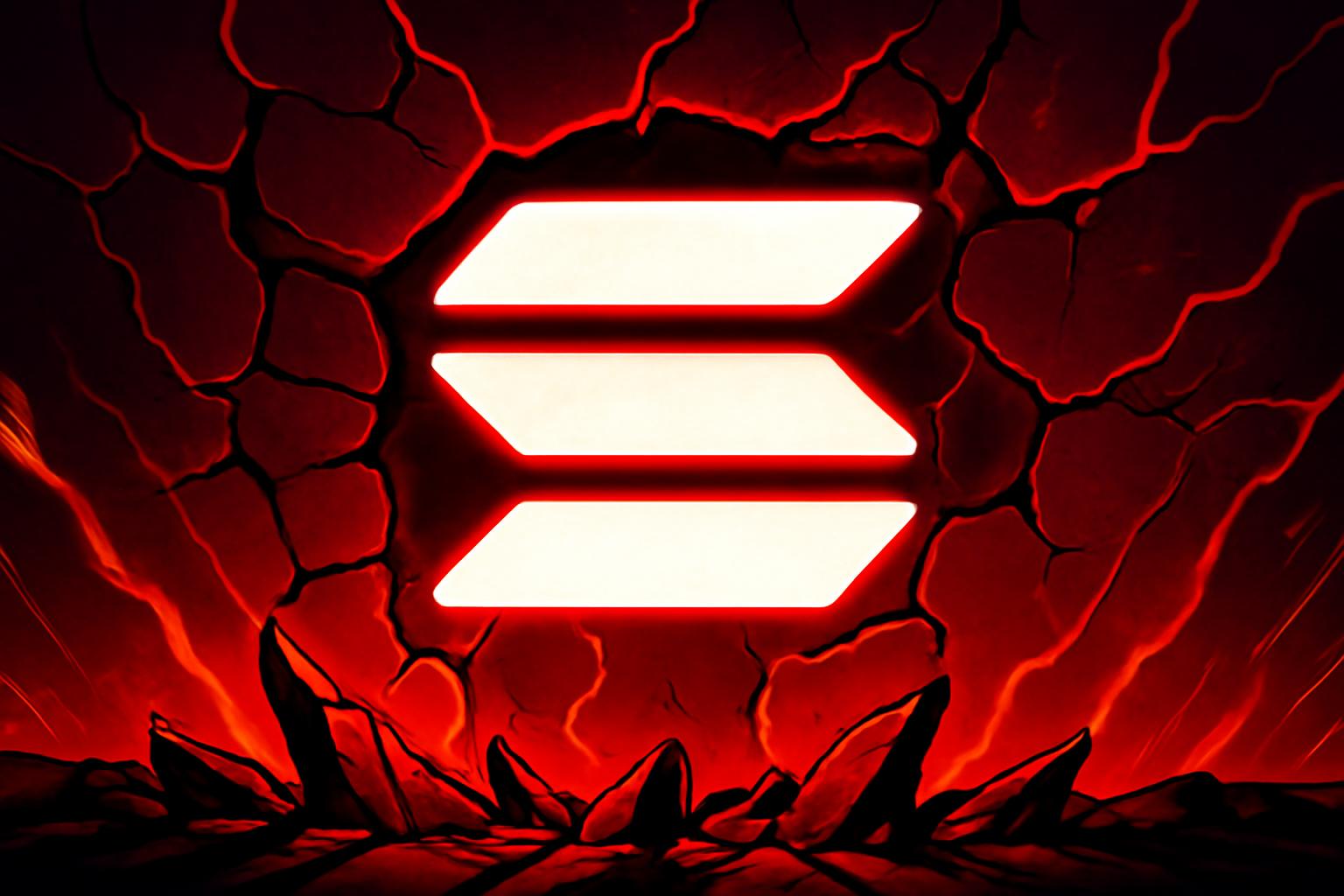 索拉纳在 $134.14 的 50% 回撤未能守住后跌破 $128