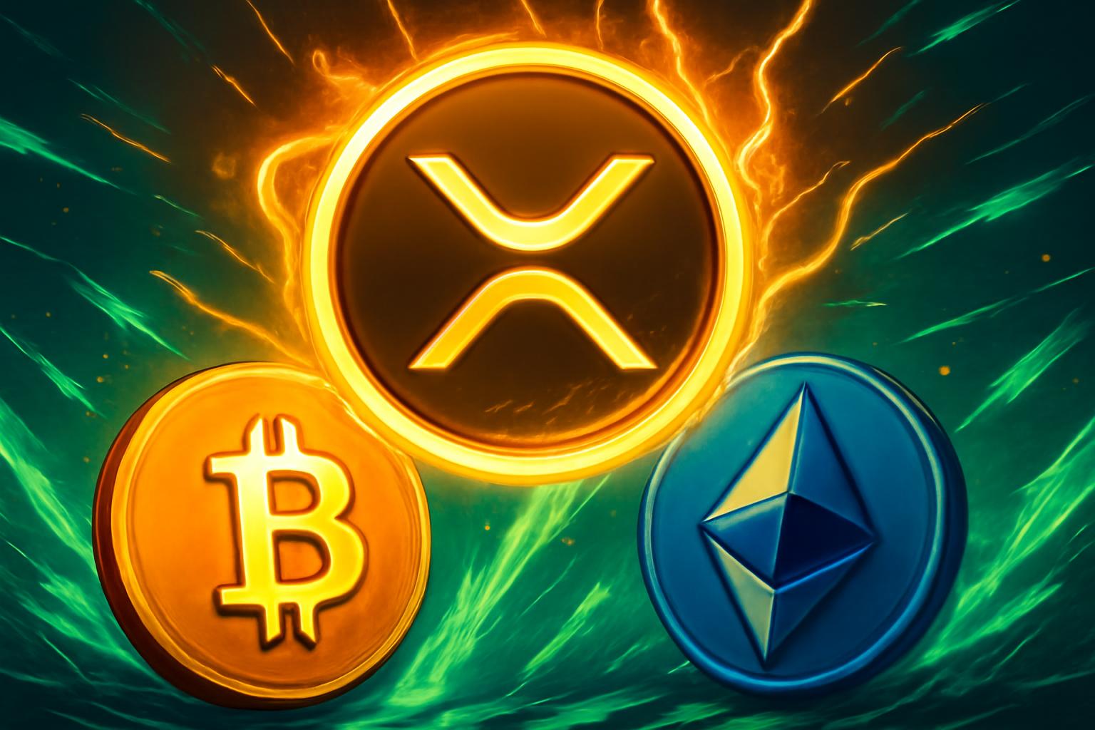 XRP ETF资金流入激增，投资者从比特币和以太坊转向XRP