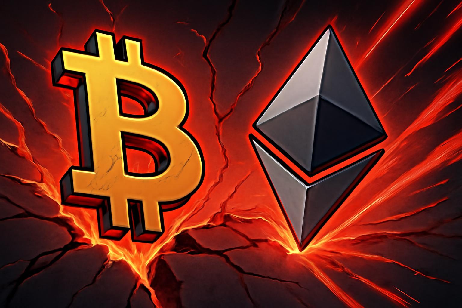 加密市场回落,比特币跌向 84,500 美元,以太坊价格为 2,783 美元