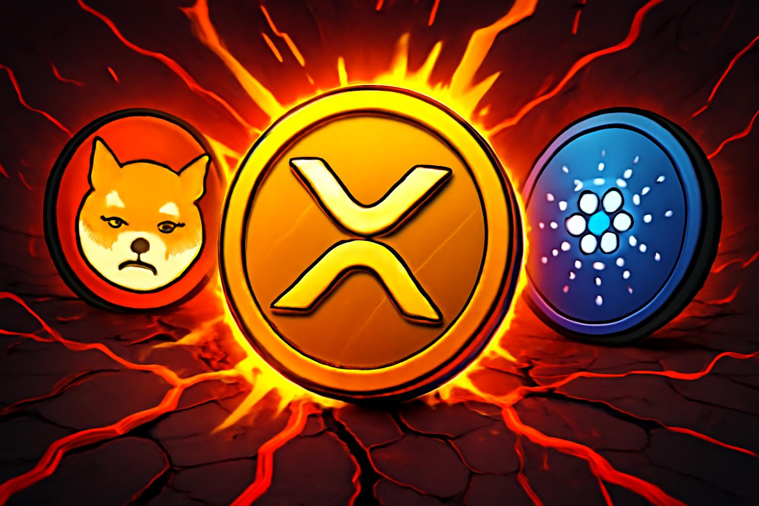 XRP ETF反弹,SHIB外流与ADA清算动摇加密货币市场