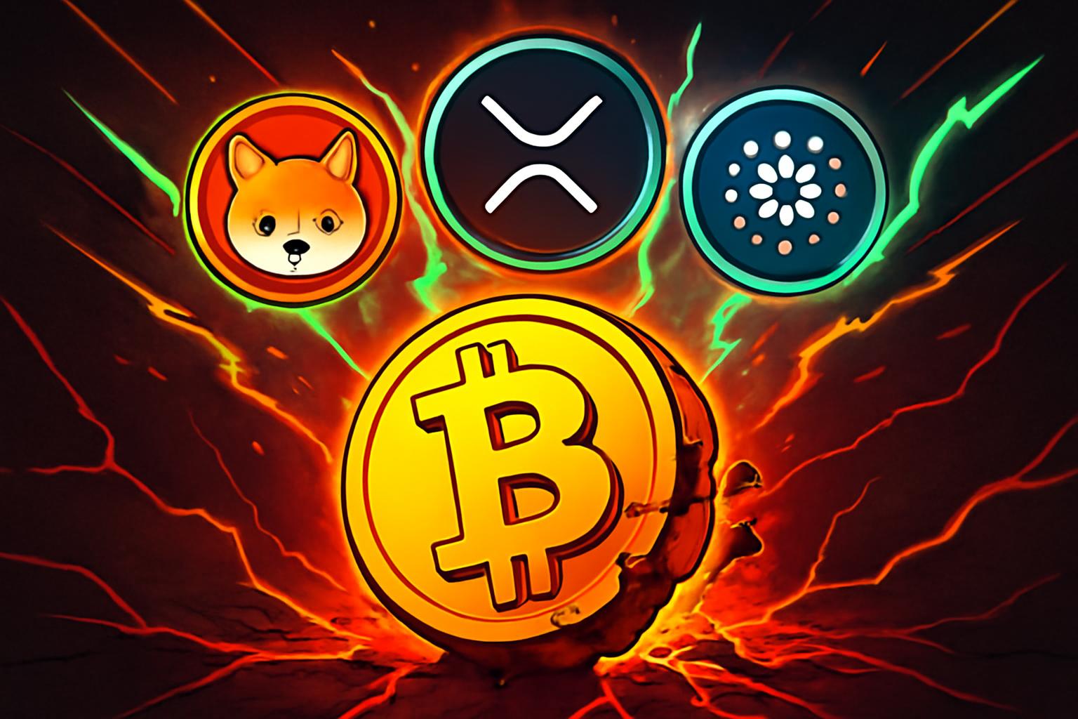 比特币市场份额下降，山寨币反弹：SHIB、XRP 与 ADA 确立上涨态势