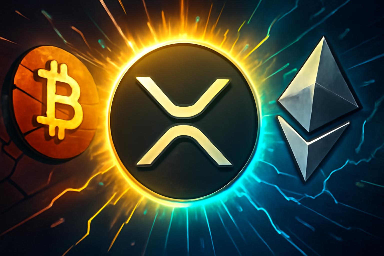 投资者涌入 XRP ETF，BTC 与 ETH 轮动加剧