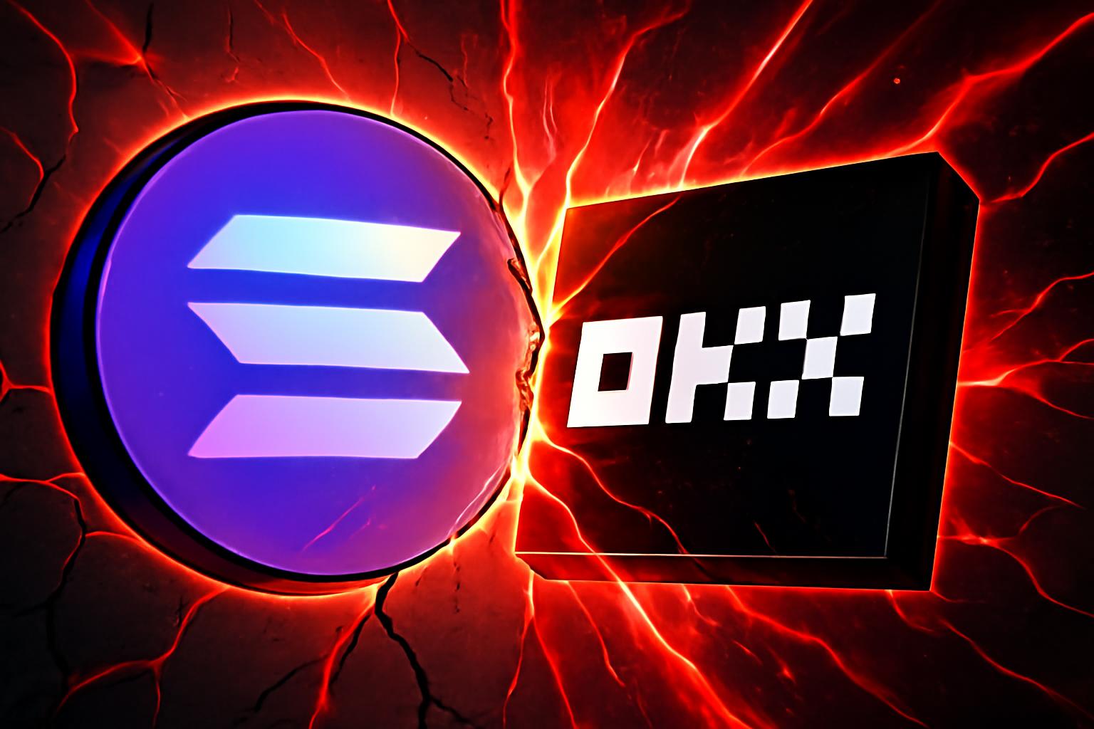 鲸鱼从 OKX 提出并用于质押，揭示 16.3% 的回撤