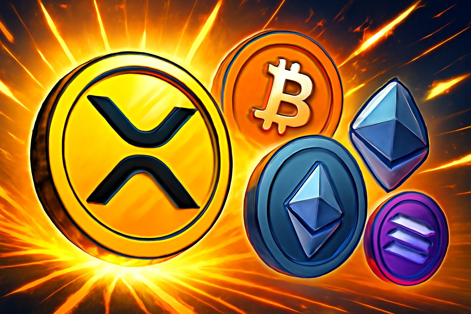 XRP ETFs 在 25 天净流入连胜中领先 BTC、ETH 与 Solana