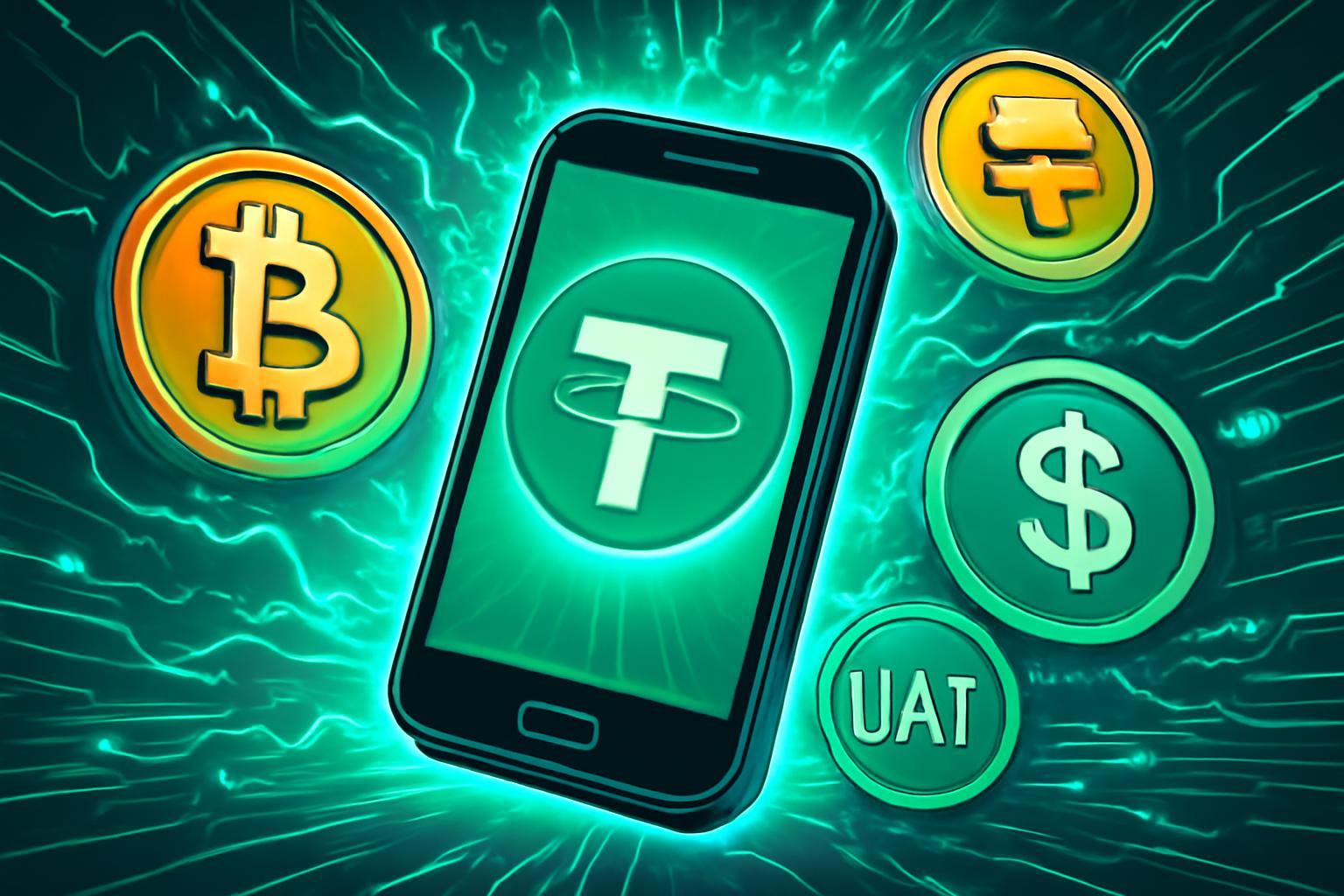 Tether 将推出 AI 启用的移动钱包，支持 BTC、USDT、USAT 和 XAUT