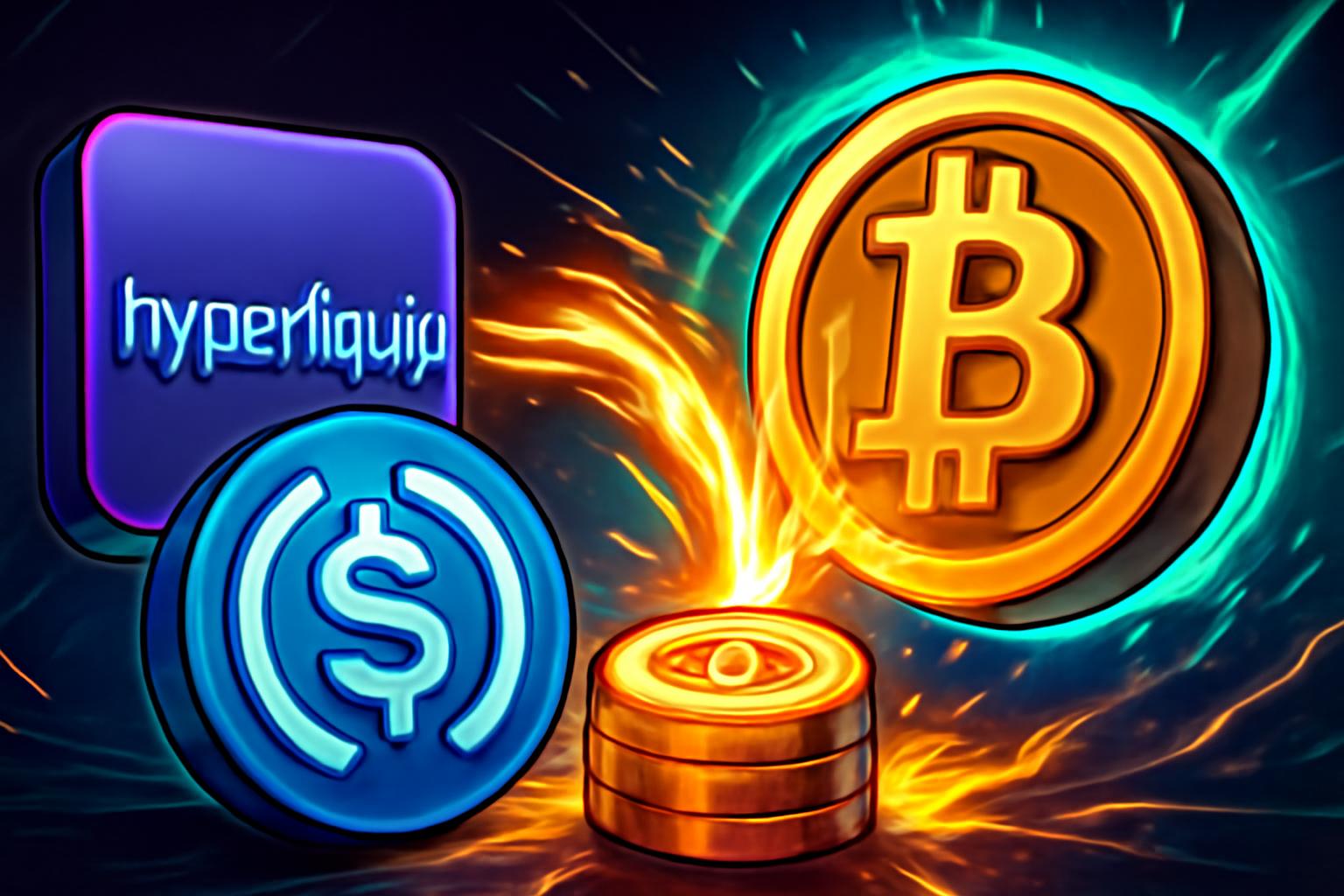 Hyperliquid: 3.86 百万 USDC 存款与 196 BTC 限价买单信号，流动性需求