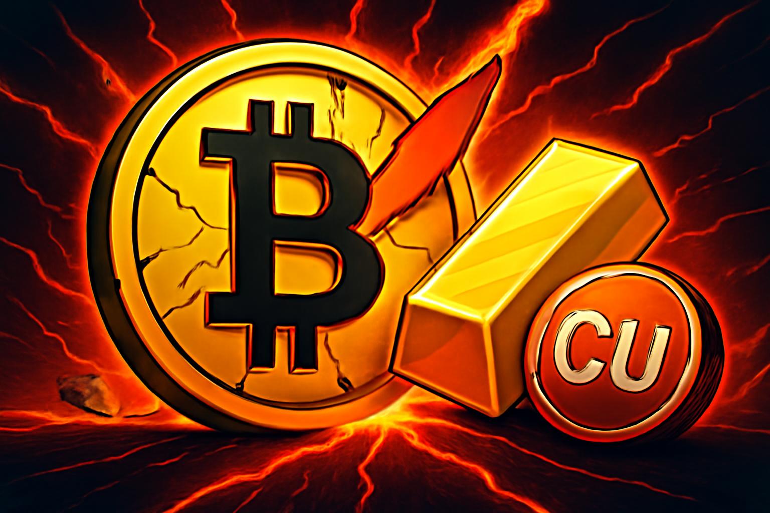 比特币未能重新夺回 $90K，黄金与铜价上涨势头加剧