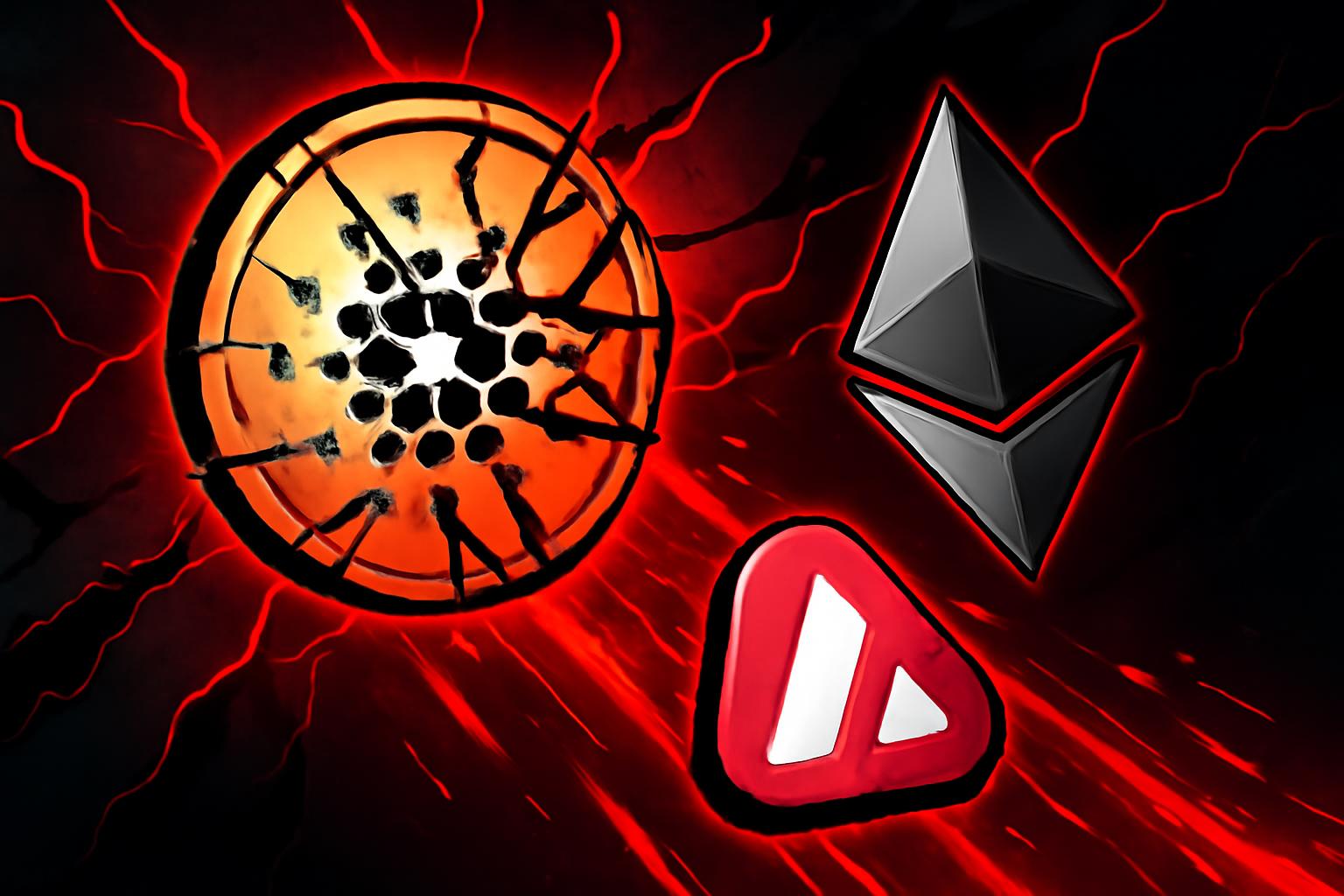 加密市场下跌，Cardano下跌；主要币种回撤