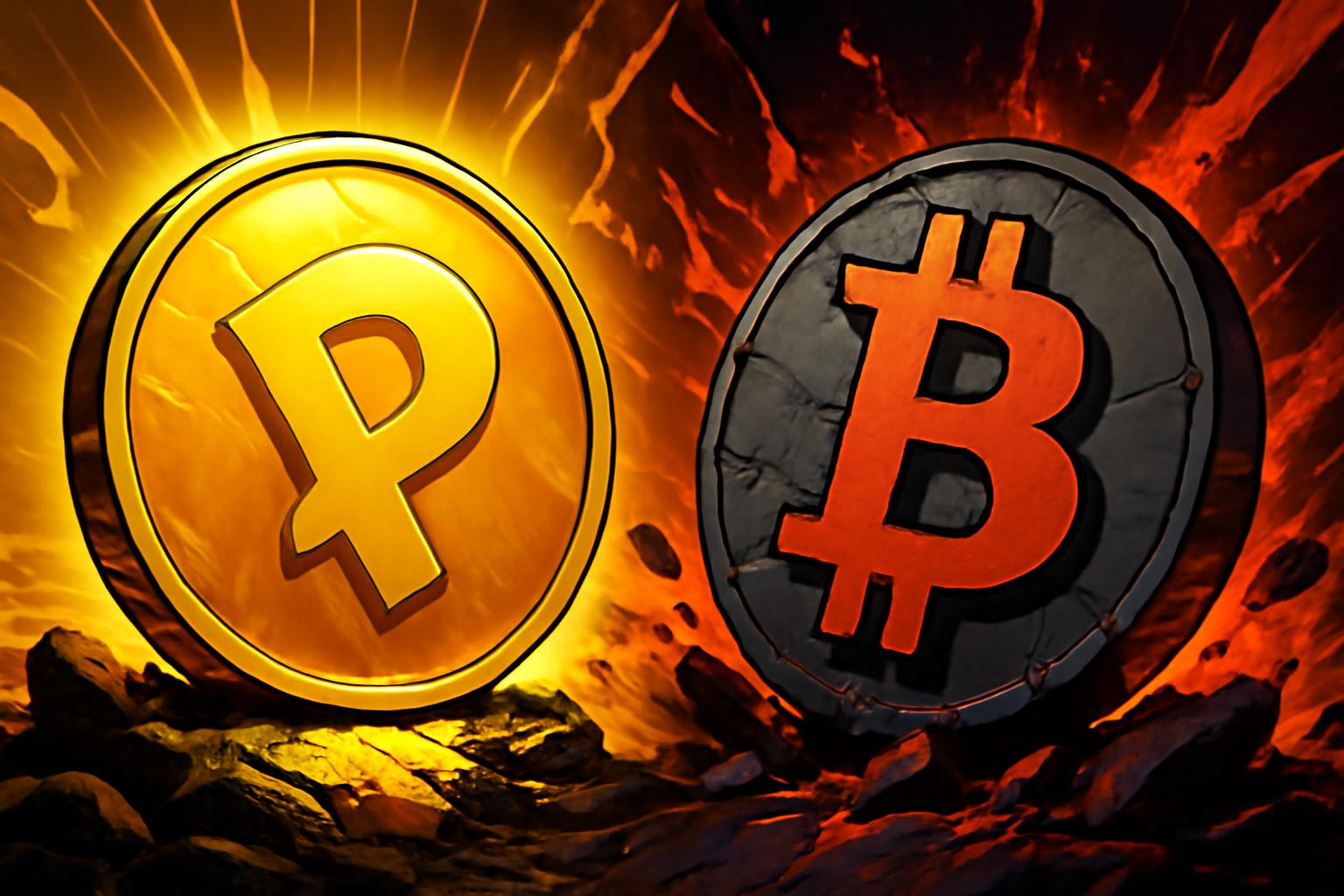 黄金上涨，比特币下滑，十月抛售测试加密市场深度