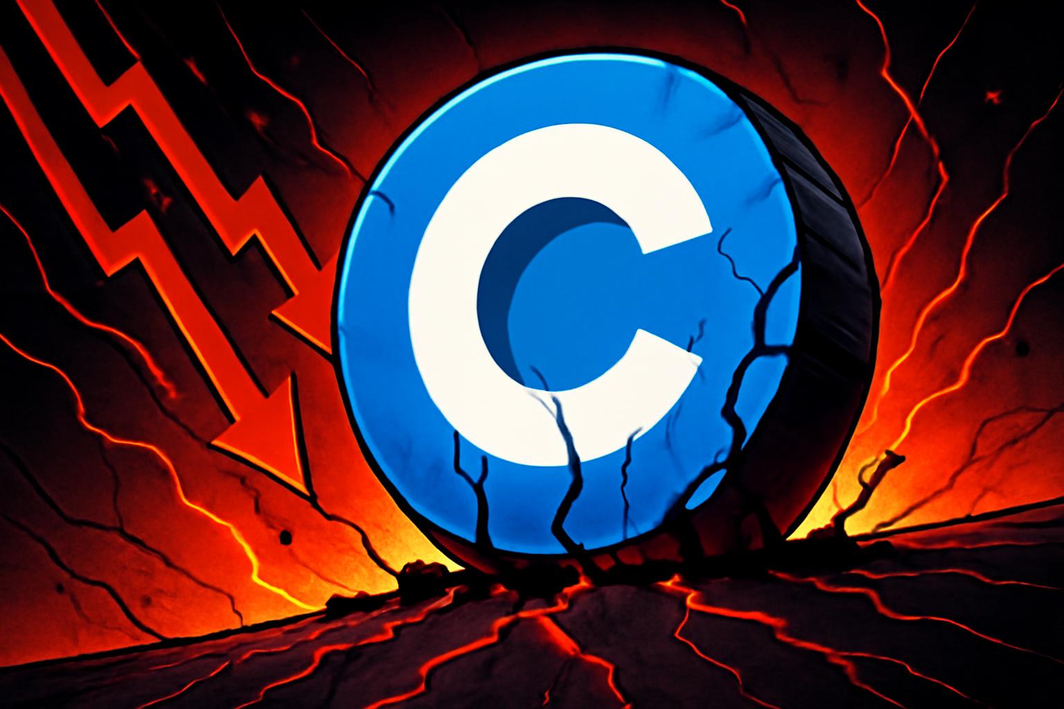 Coinbase股票下跌，受市场不确定性与治理审查驱动