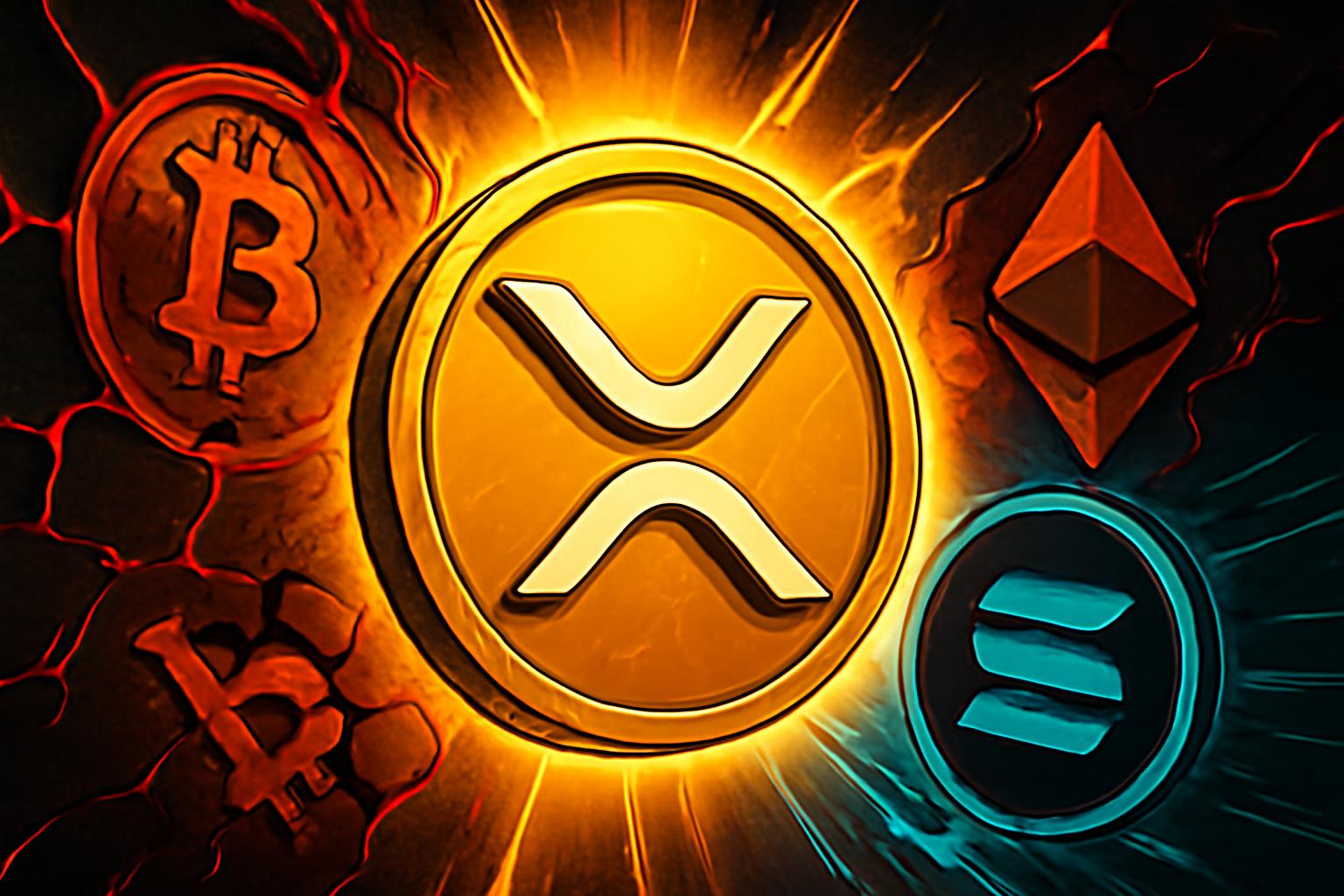 XRP 主导现货加密 ETF 流入，BTC 与 ETH ETF 回撤