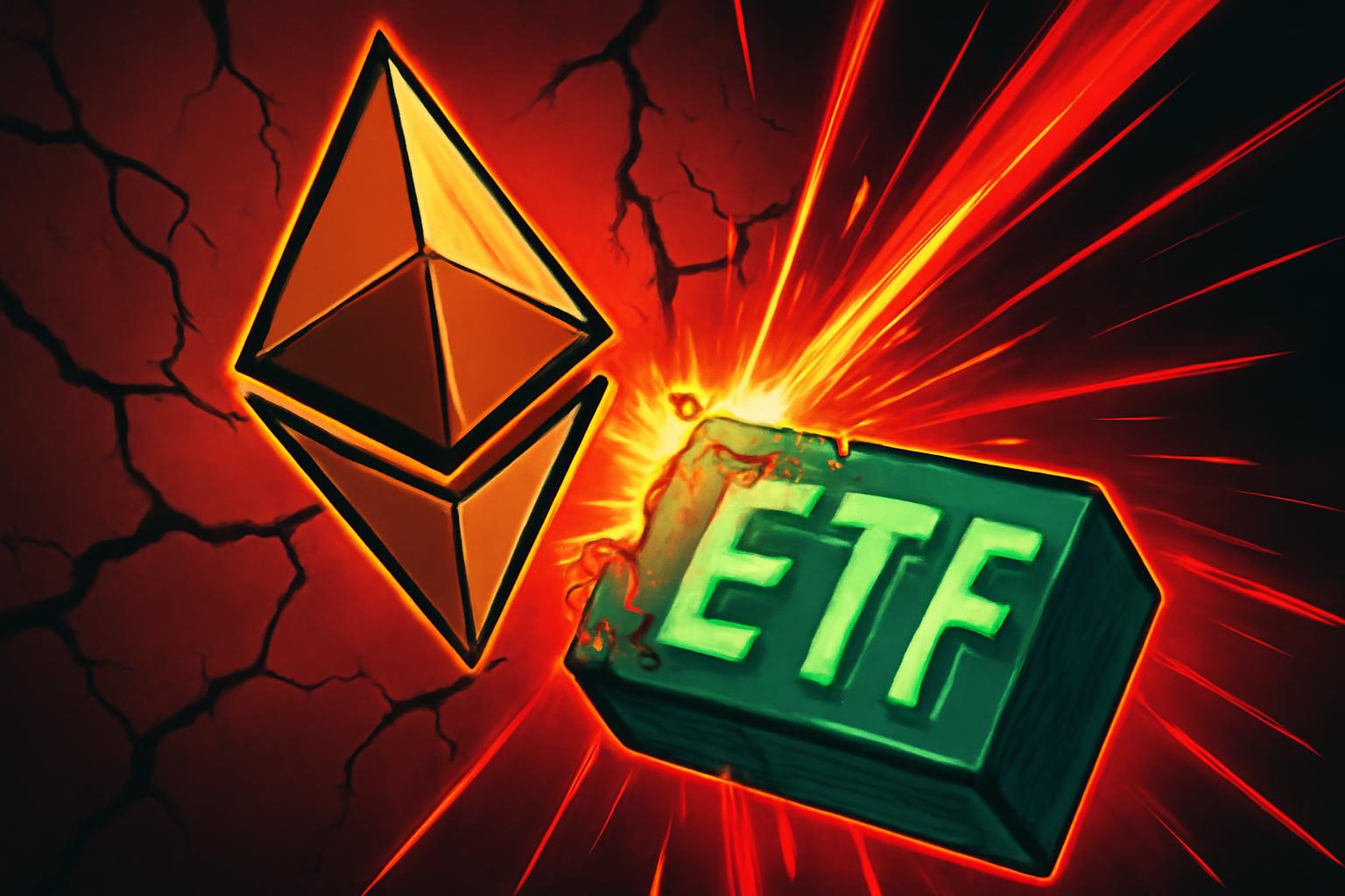 ETH ETF 净流出对以太坊市场的短期压力信号