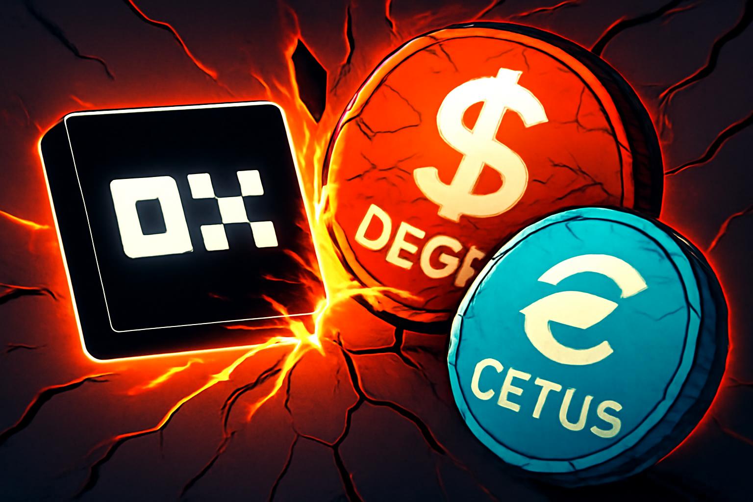 OKX 下架 DEGENUSDT 与 CETUSUSDT 永续合约