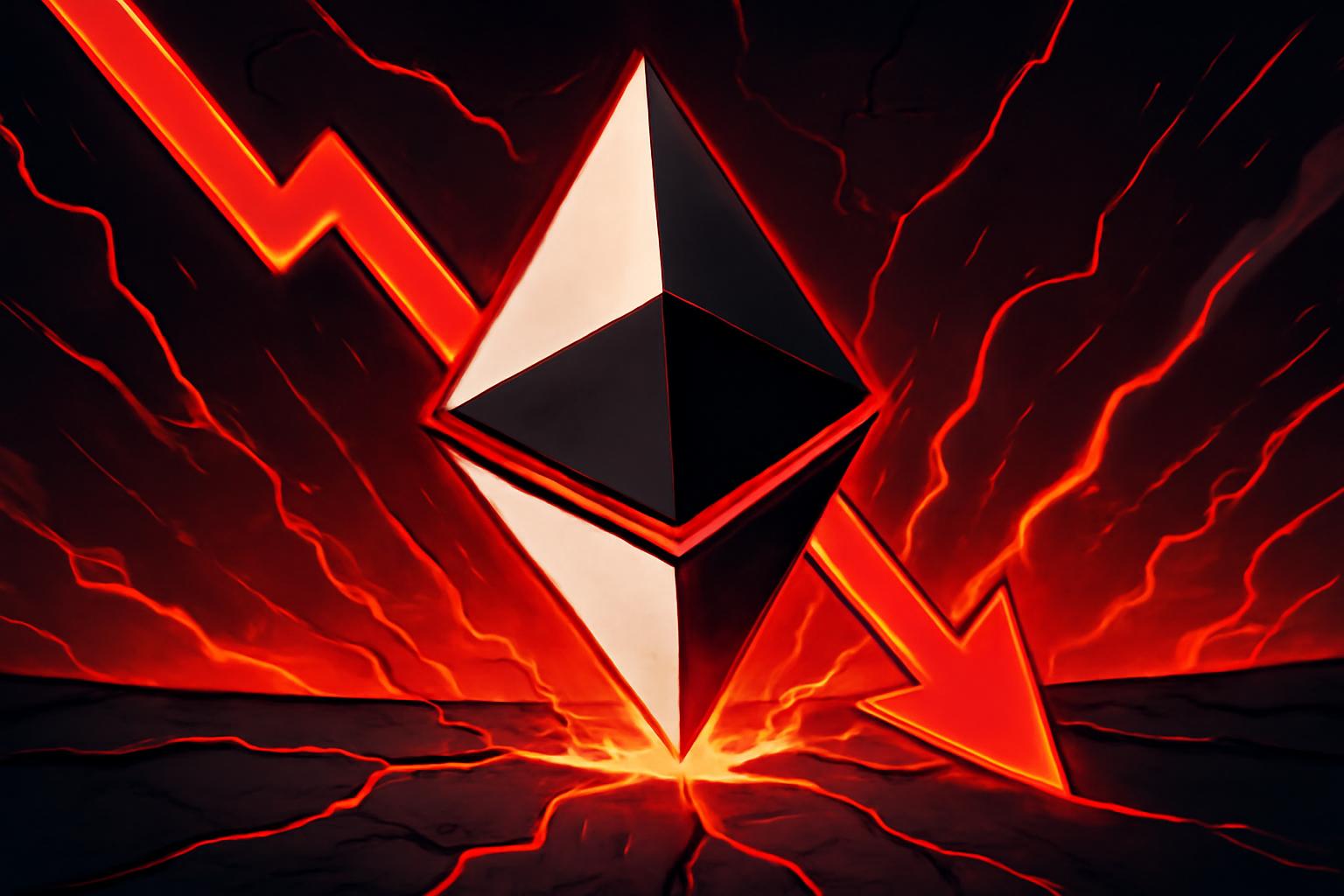 以太坊价格在看跌信号后将进一步下跌