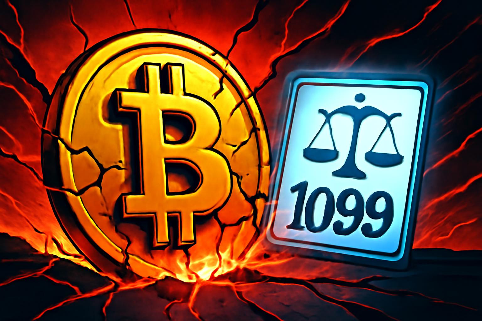 比特币回撤推动年末加密货币税损收割与 1099-DA 报告