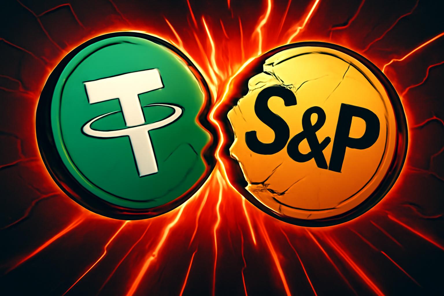 Tether在S&P Downgrade后捍卫锚定稳定性，引用 $215B 资产和 $7B 权益