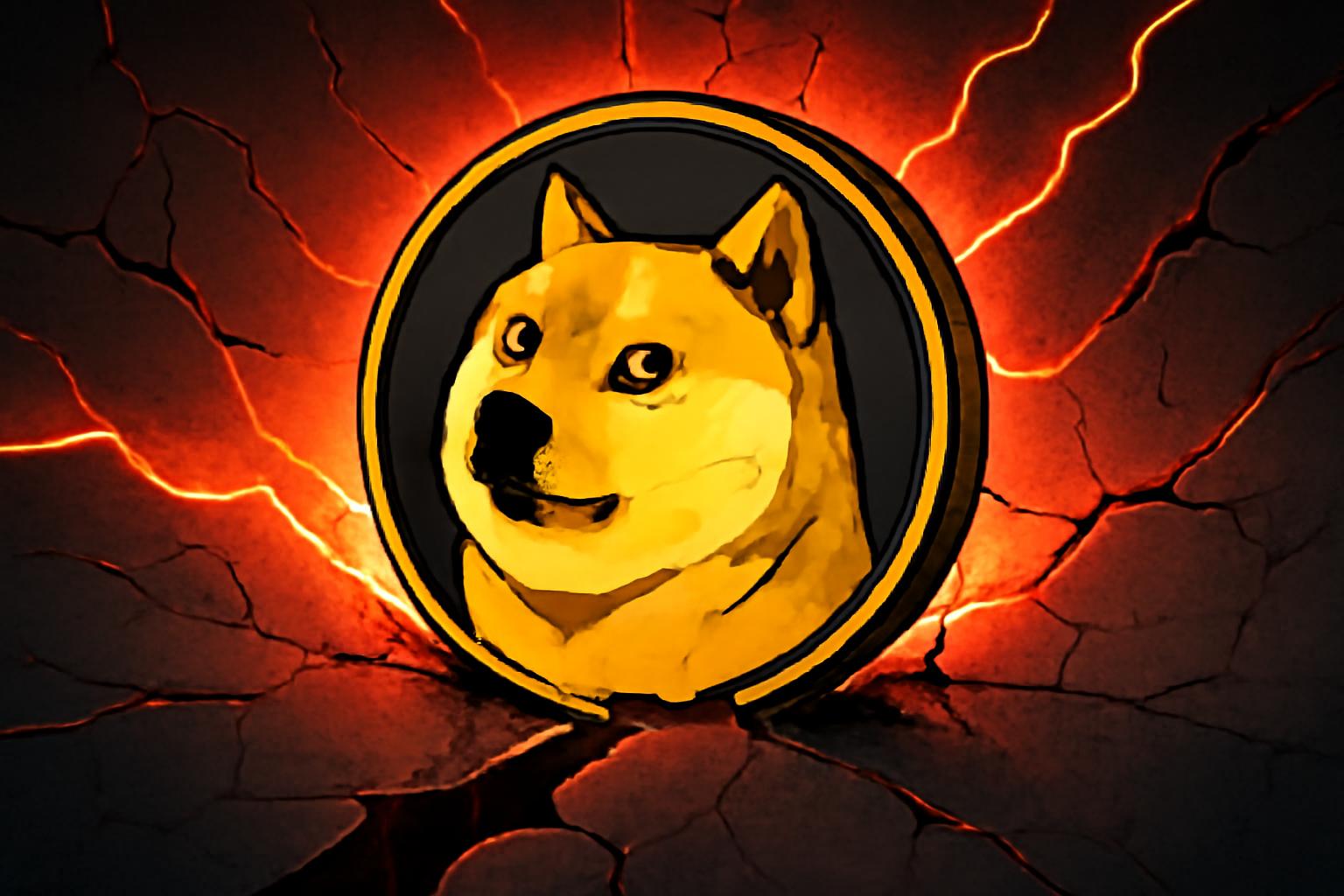 狗狗币突破对称三角形目标，形成新的图表形态