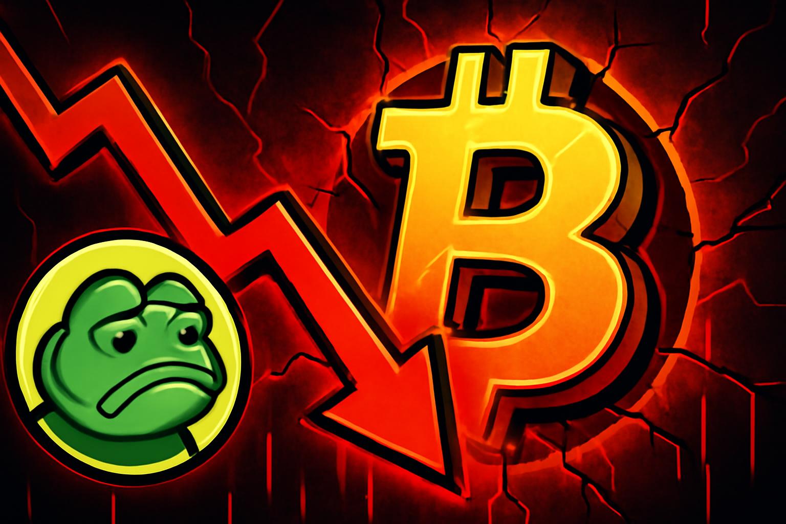 山寨币季节处于风险之中，出现双顶形态