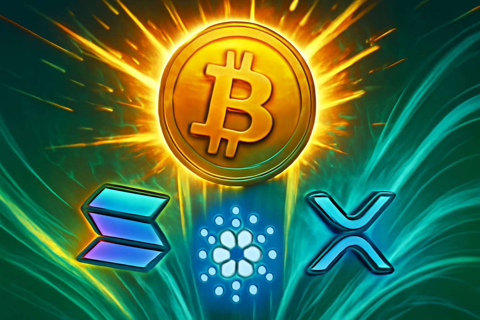 比特币在$93K以上反弹，SOL、ADA、XRP上涨12%