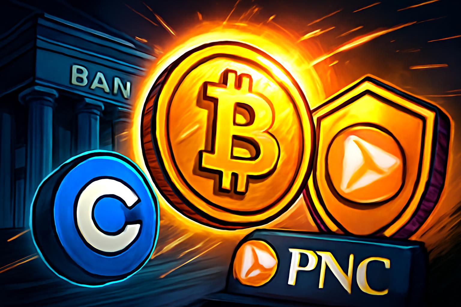 PNC银行-Coinbase合作将比特币交易带给私人银行客户