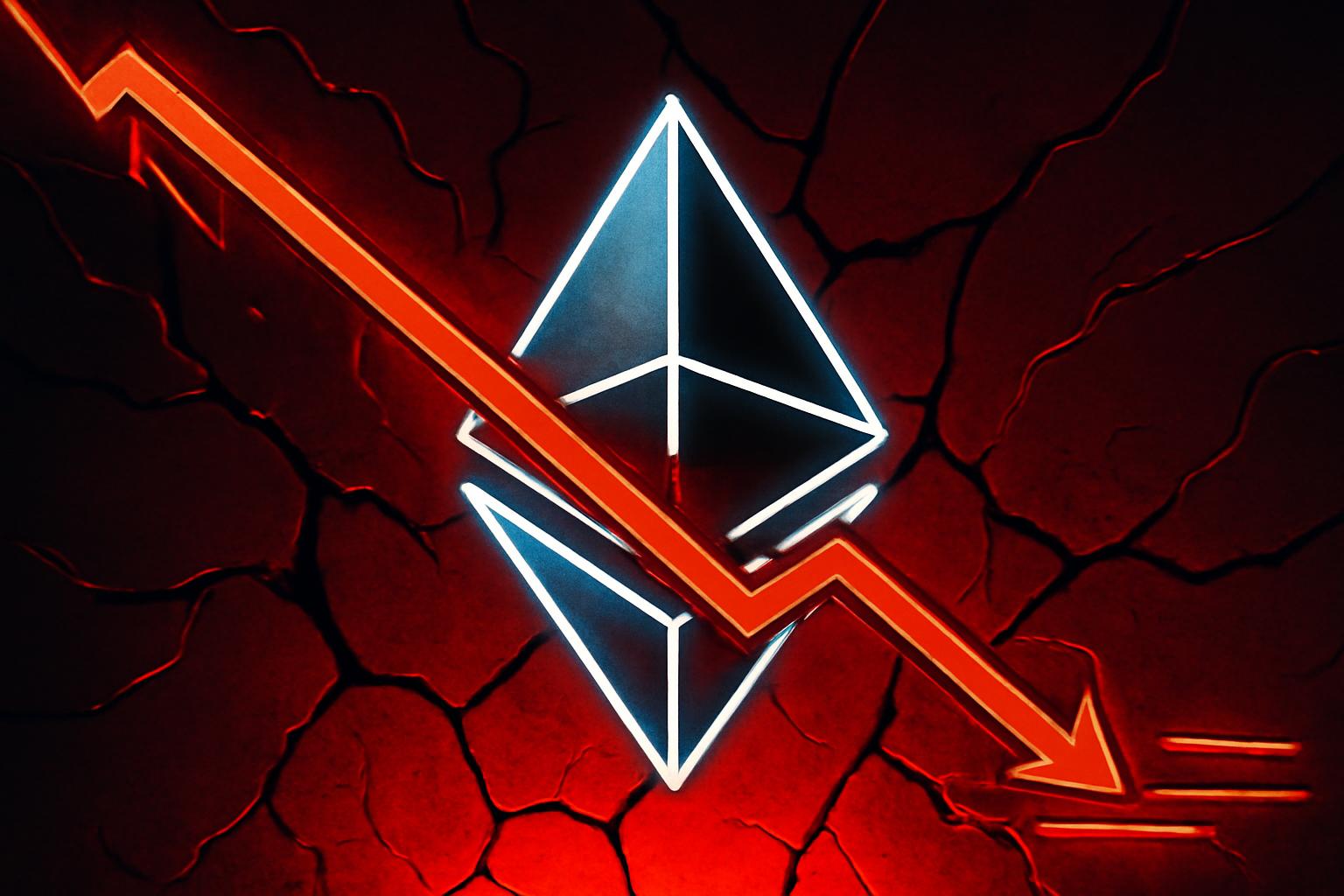 以太坊下降三角形信号，可能跌破$2,800