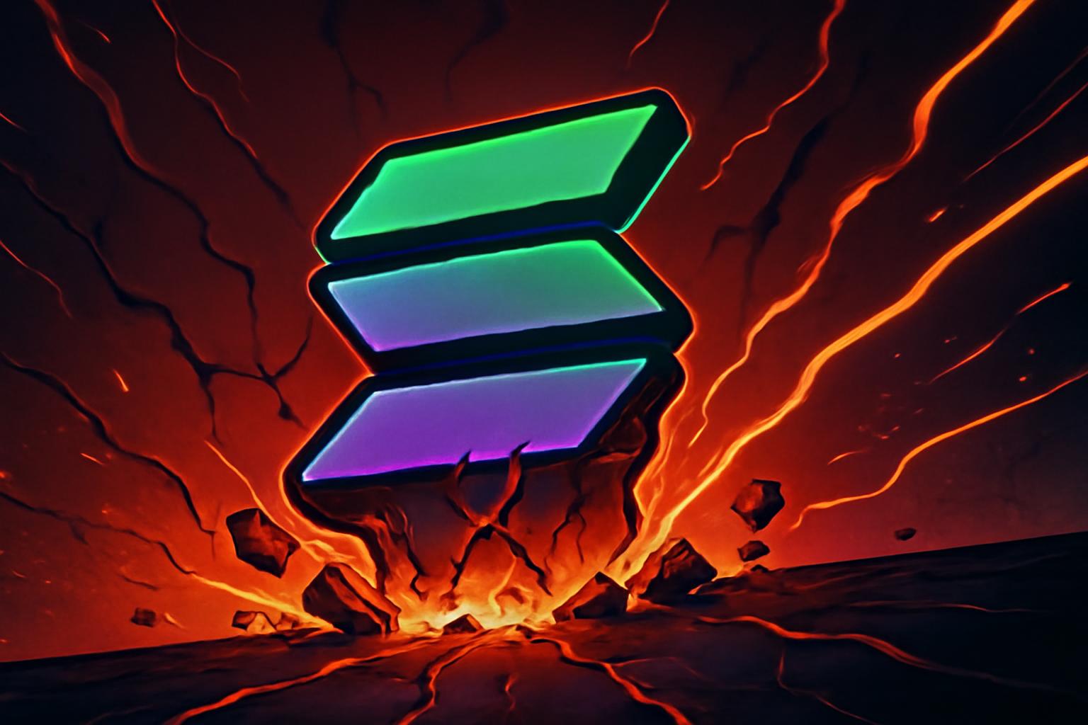 索拉纳在流动性收紧时下跌,关键阻力位维持在 $130