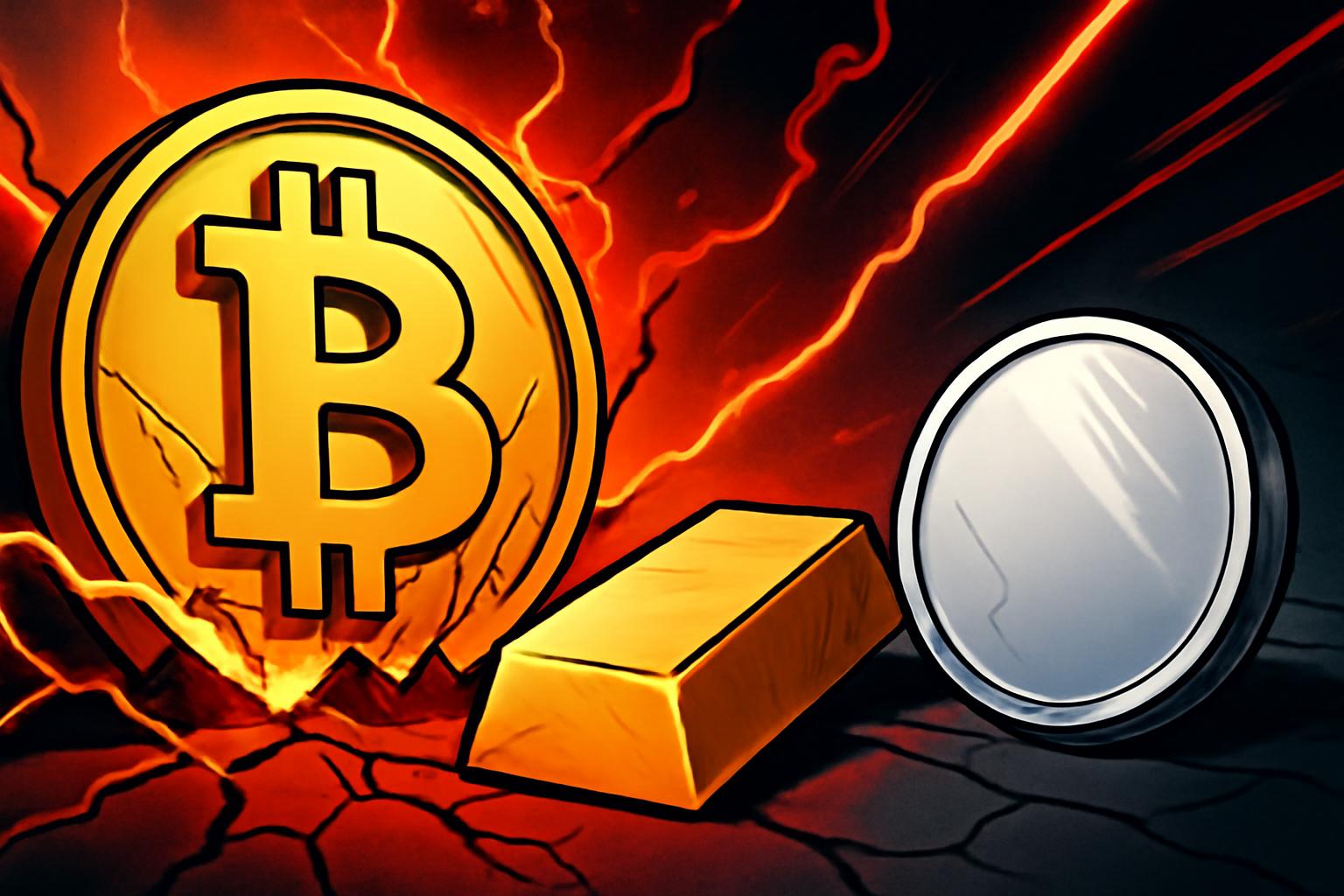 比特币、黄金与白银在年末：分裂的关系可能向2026年传递的信号