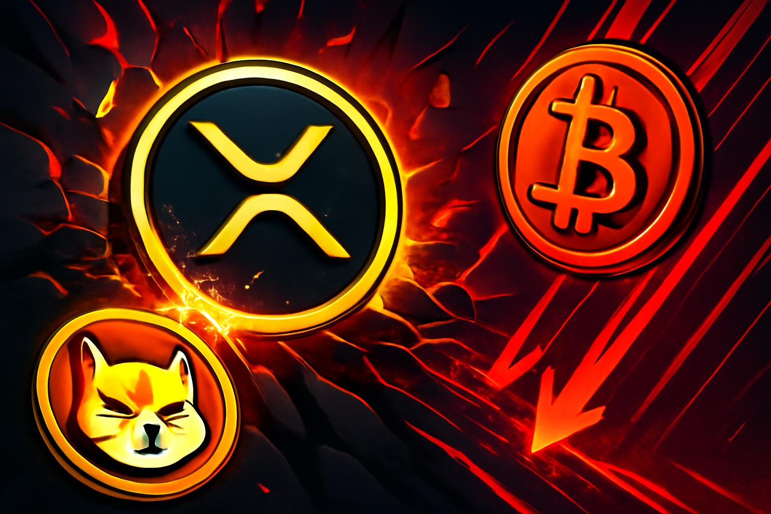 瑞波币 ETF 流入推动市场资金流向,随着比特币清算激增