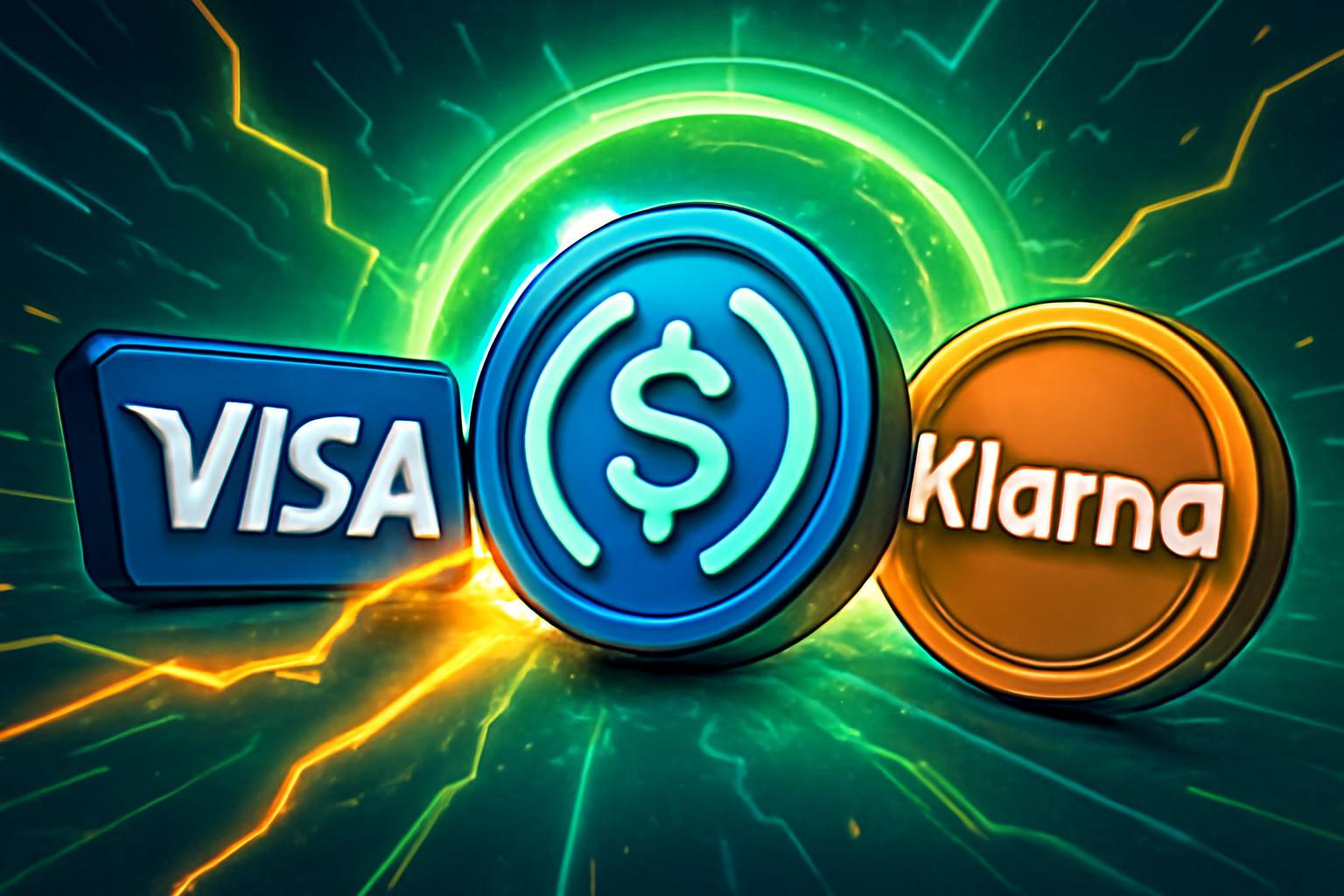 Visa 在 KlarnaUSD 推出之际扩大 USDC 结算